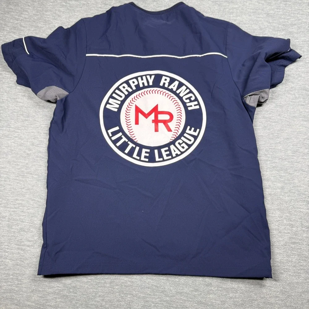 Under Armour Shirt Men S Navy Blue Murphy Ranch Baseball 1/4 Zip Short Sleeve‎
